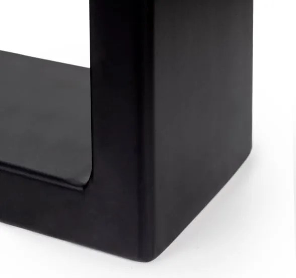 Gambe da tavolo Square rettangolari 72x60 cm in acciaio verniciato nero