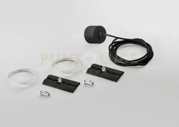 Kit sospensione per 8462 / 8464 in alluminio nero grid