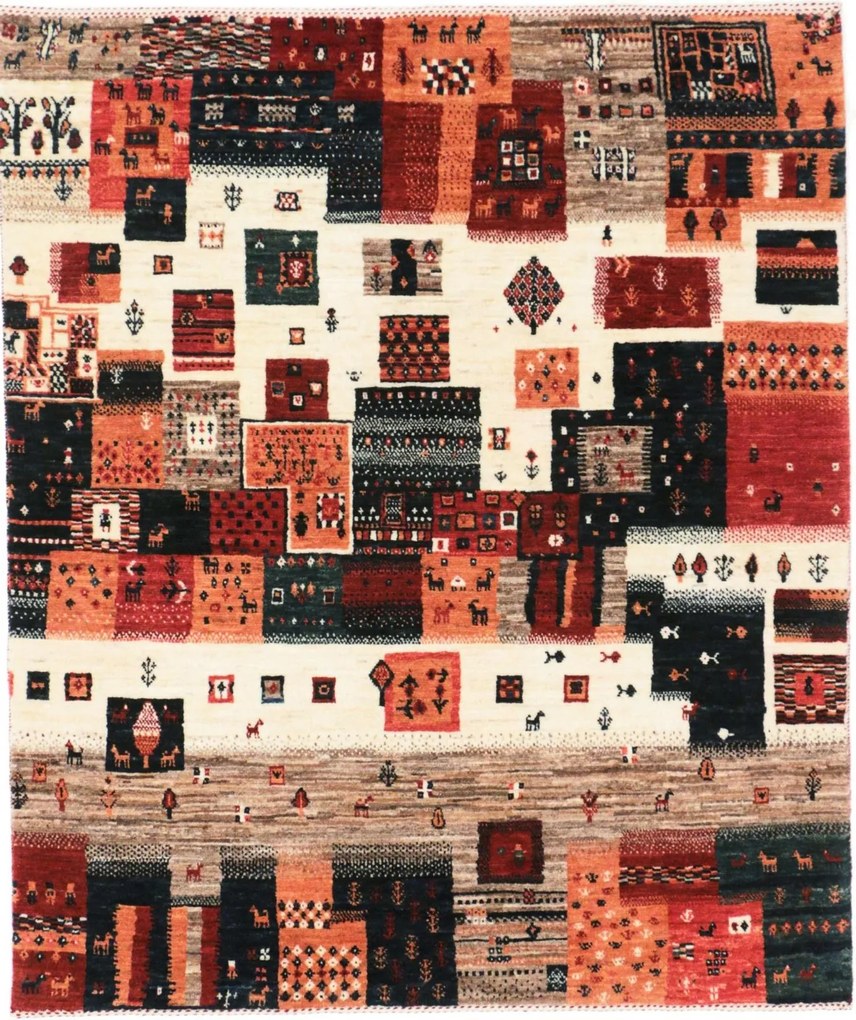 Loribaft Tappeto persiano 110x140 (Iran) Annodato A Mano