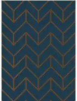 Tapete Tesselation von Harlequin - Marine/ Copper
