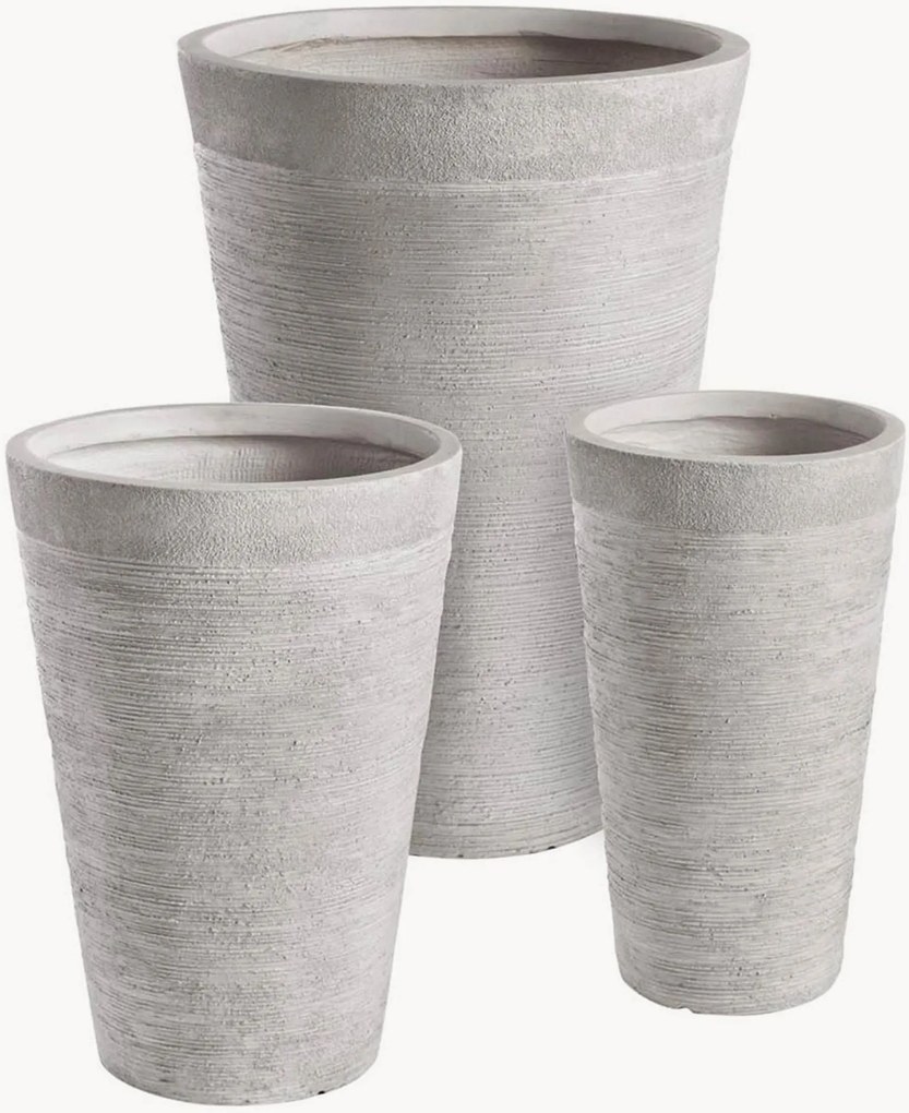 Set di 3 portavasi da esterno Graffiti