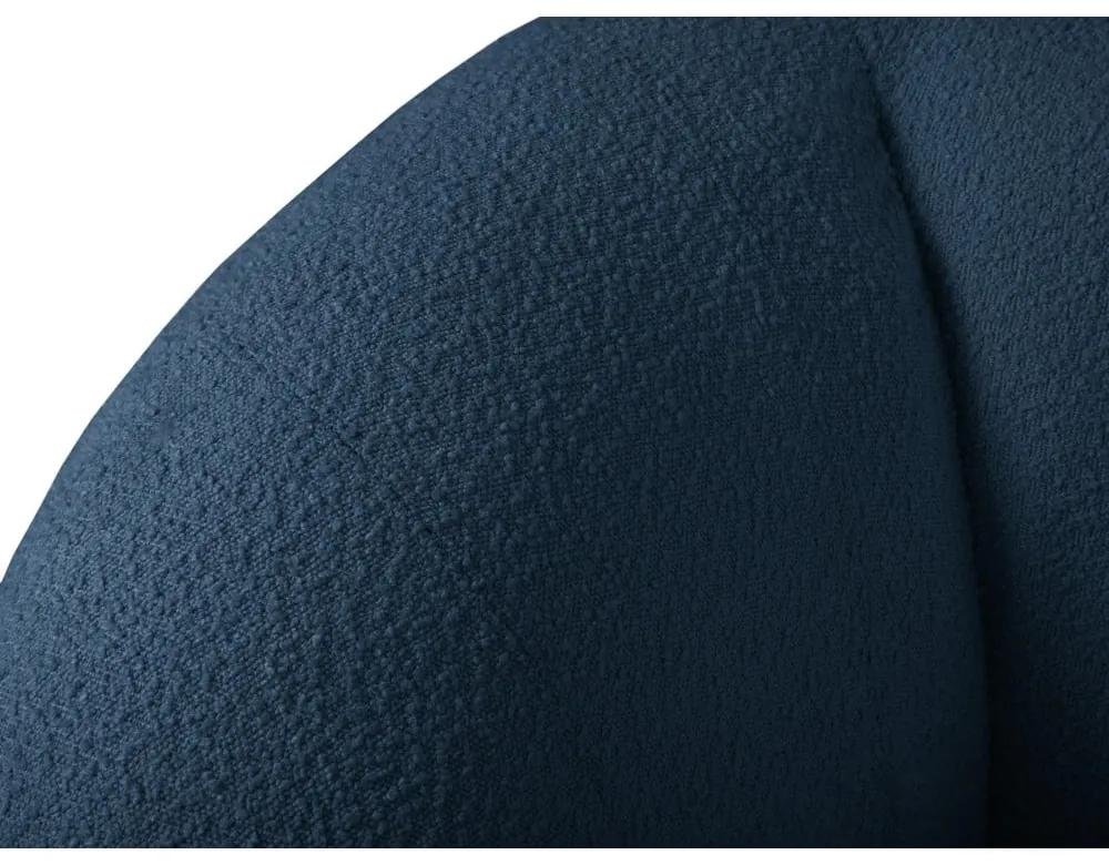 Divano in tessuto bouclé blu 210 cm Essen - Cosmopolitan Design