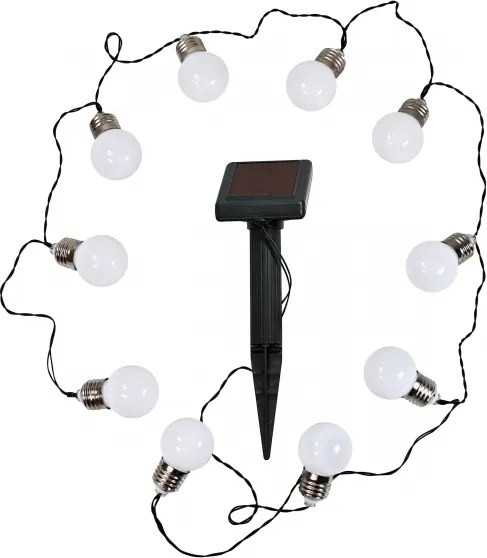 LED Catena decorativa solare LED/1,2V 300 mAh 3,8 m IP44