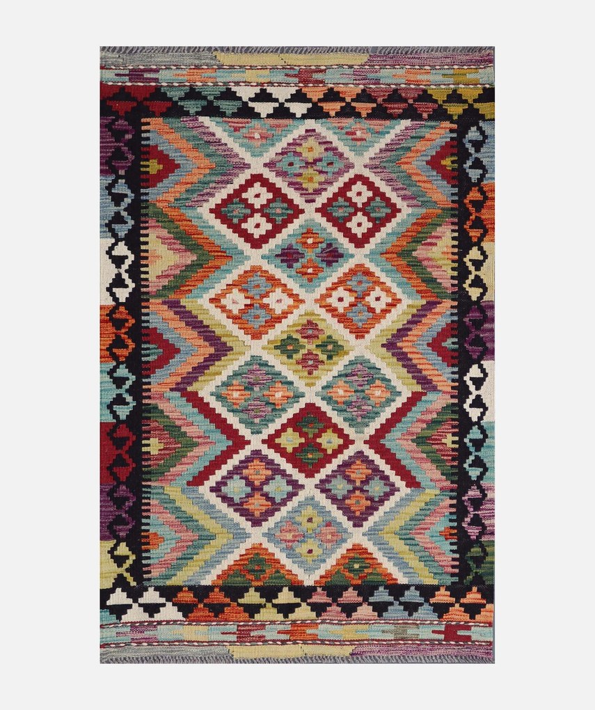 Kilim Tappeto 80 x 130 (Pakistan) Tessuto A Mano