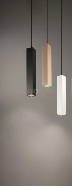 Sospensione aloa grande 1 luce attacco gu10 bianco h.40cm