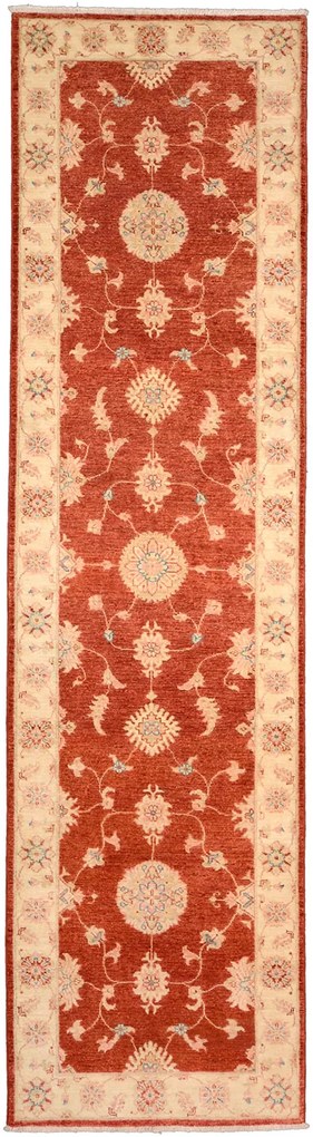 Ziegler Tappeto orientale 310x80 Beige (Afghanistan) Annodato A Mano