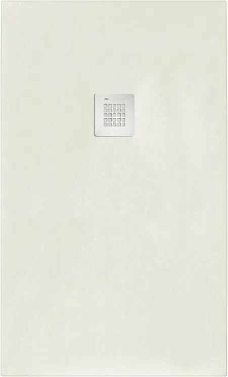 Piatto doccia 80x170 in marmoresina effetto pietra beige riducibile Ten