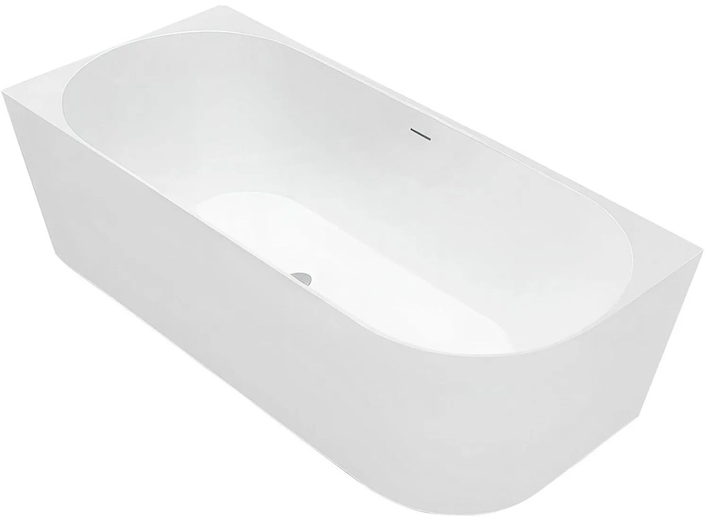 Vasca da bagno angolare in acrilico Bellanto Slim 170 Sinistra