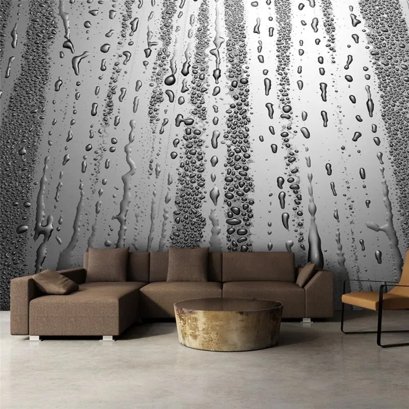 Fotomurale  Summer drizzle  Colore Grigio, Dimensioni e Misure 100x70