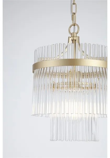 Searchlight 11200-1GO - Lampadario a catena LARA 1xE27/60W/230V