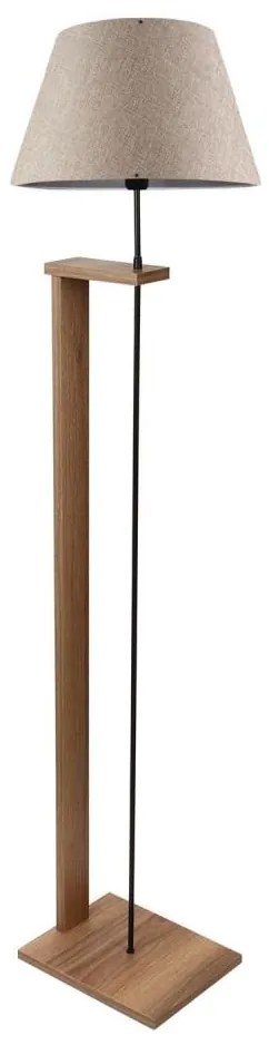 Lampada da terra AYD 1xE27/40W/230V beige/marrone