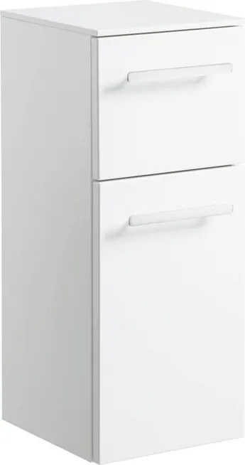 Estensione per mobile da bagno Contea 1 cassetto 1 anta bianco L 30 x H 72 x P 20 cm