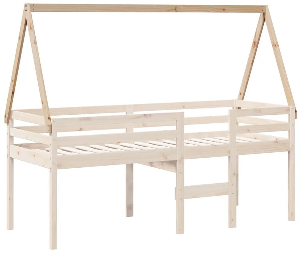 Tetto per letto bambini 199x80,5x88 cm legno massello di pino