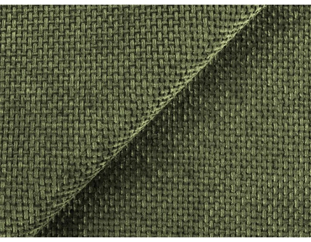 Letto matrimoniale imbottito verde con contenitore e rete inclusi 140x200 cm Keoni – Makamii