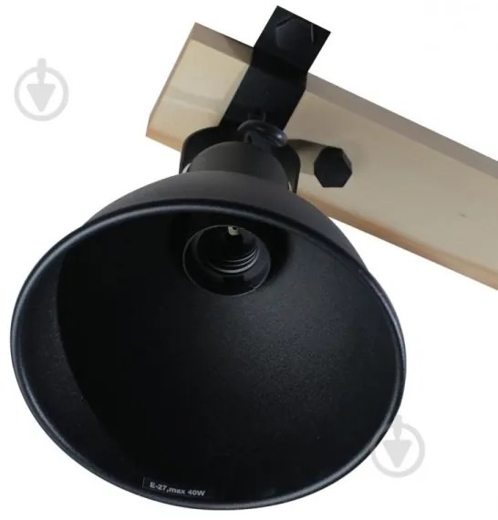 Faretto 3xE27/40W/230V nero