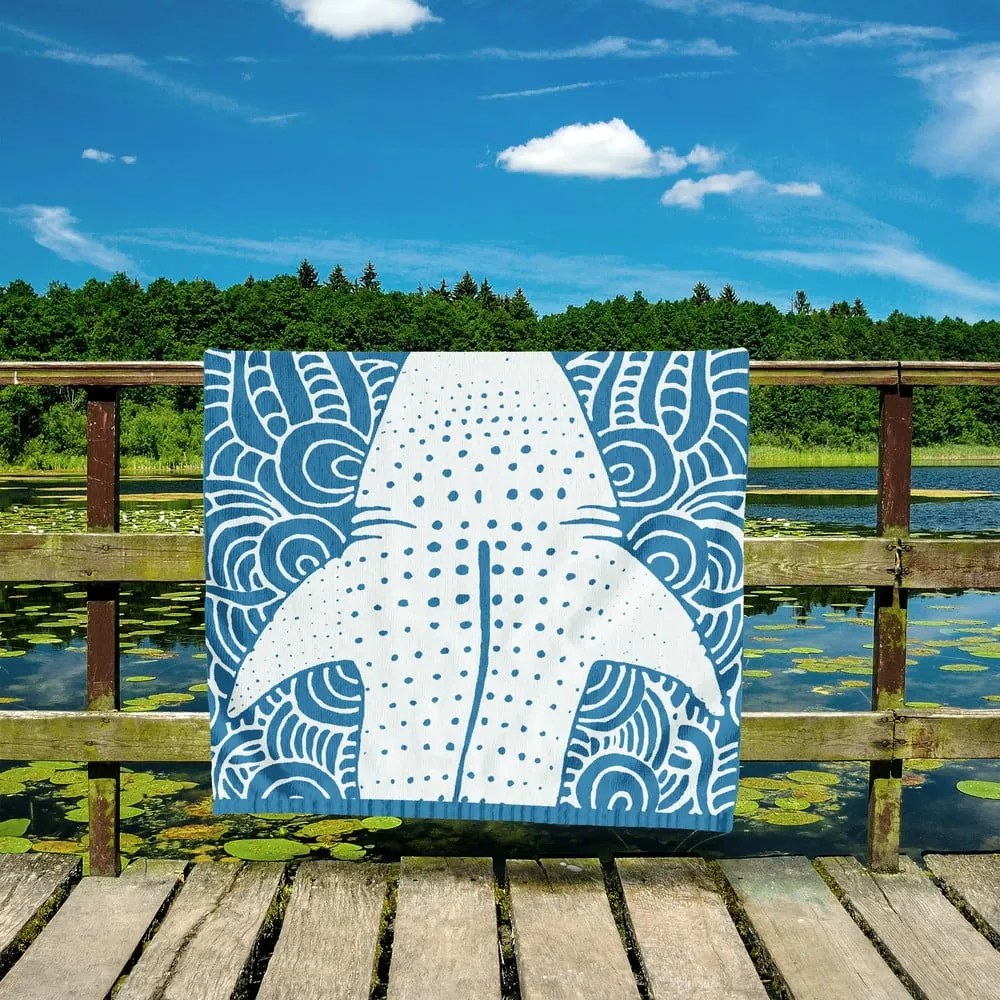 Telo mare blu 90x180 cm Shark - DecoKing