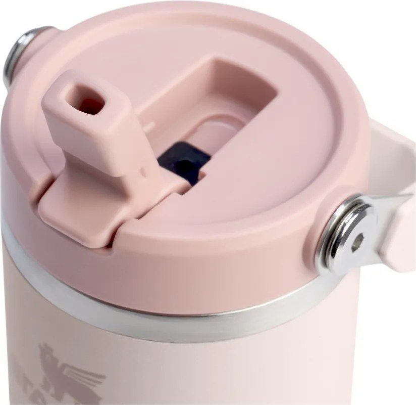 Borraccia termica rosa chiaro in acciaio inox 410 ml IceFlow™ Flip Straw 2.0 Tumbler Rose Quartz – Stanley