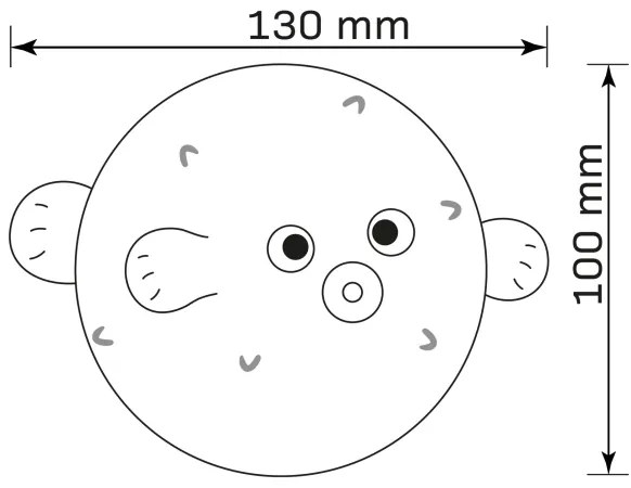 Lampada a LED RGBW dimmerabile per bambini HELA LED/1W/5V USB 1200 mAh rosa