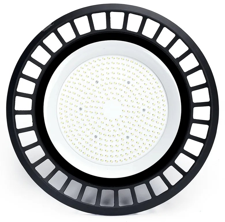 Campana Led industriale UFO Slim 200W Nera IP65 Bianco Freddo 6500K Aigostar