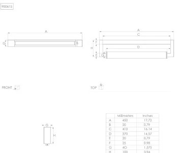 Eglo 900615 - Illuminazione a LED per specchi da bagno GEMILIANA LED/8,9W/230V IP44