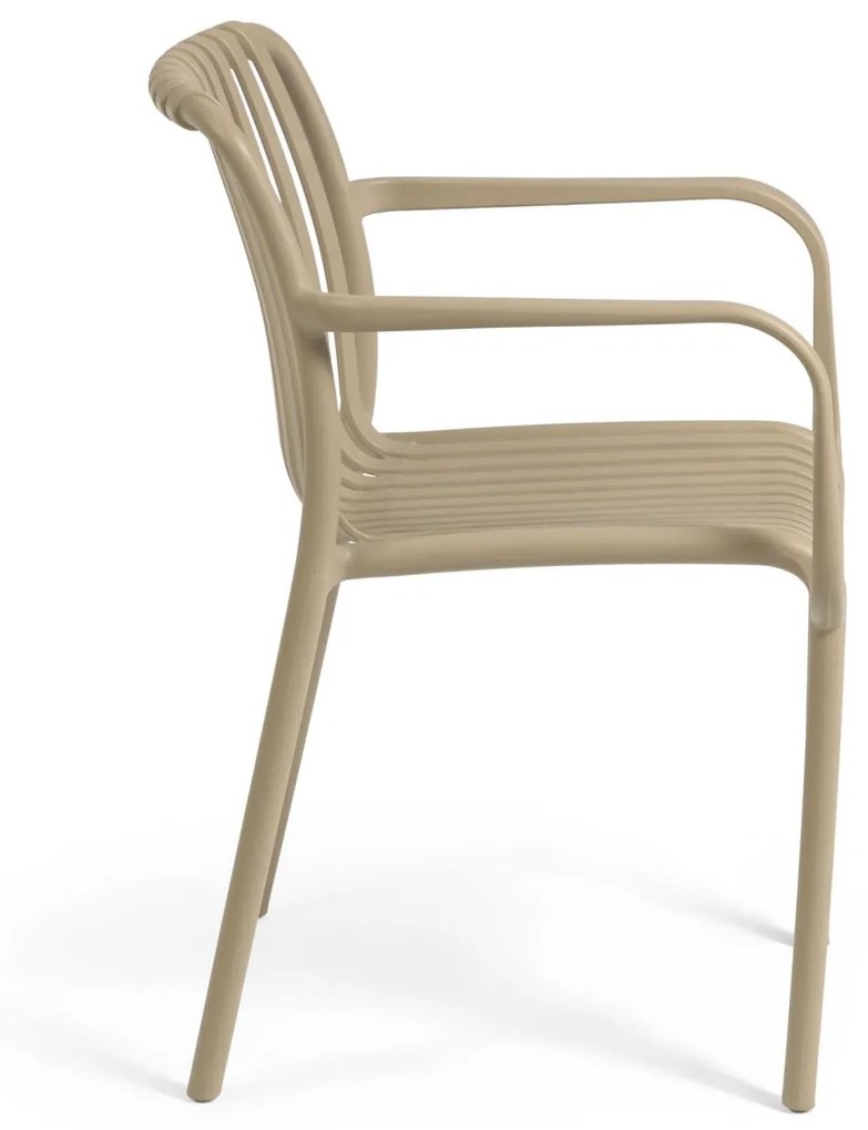 Kave Home - Sedia da esterno Isabellini beige