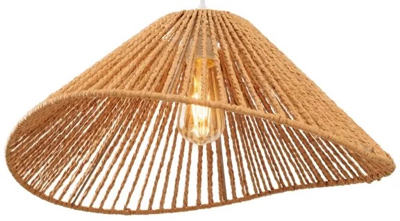 MAXLIGHT P0577 - Lampadario a sospensione con filo AMALFI 1xE27/15W/230V diametro 45 cm beige