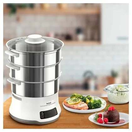 Tefal - Pentola a vapore CONVENIENT SERIES DELUXE 9l 900W/230V acciaio inossidabile