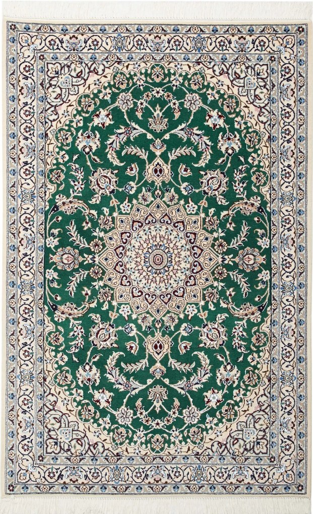 Nain Tappeto 150x100 (Iran) Annodato A Mano