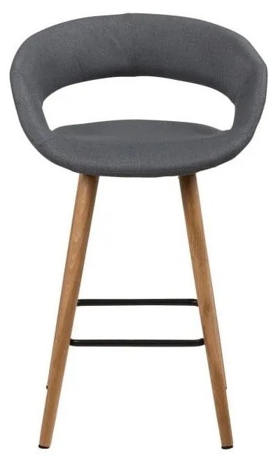 Set di 2 sgabelli da bar grigio scuro Gill - Actona