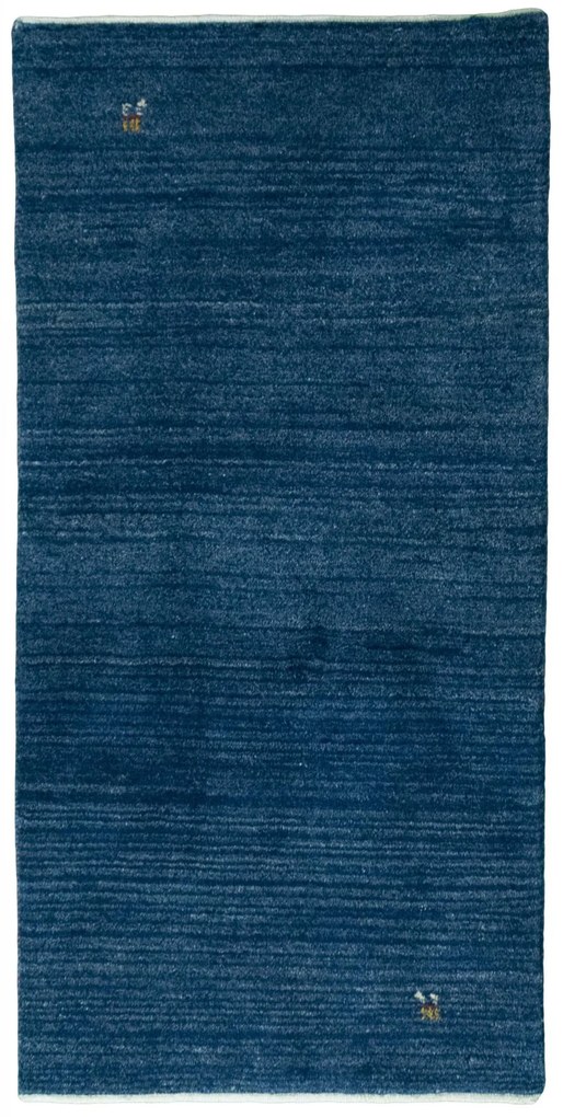 Gabbeh Tappeto persiano 70 x 150 Blu (Iran) Annodato A Mano