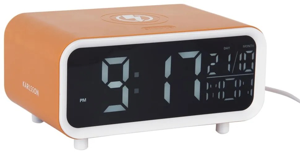 Sveglia con ricarica wireless Chunky LED – Karlsson