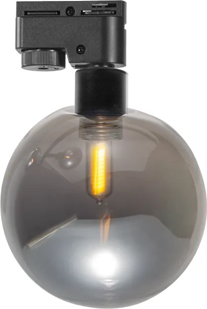 Sfera per binario Monofase per lampada G9 Grafite