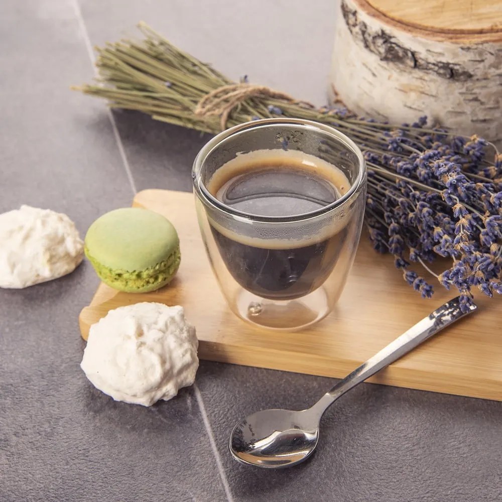 Set di 2 tazzine da espresso in vetro 110 ml - Orion