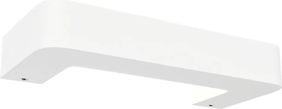 Applique da Parete G9 Curva U Luce Indiretta in Gesso Pitturabile