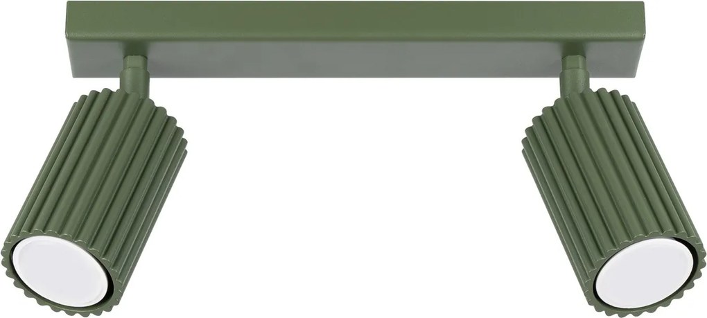 Plafoniera da Soffitto 2xGU10 in Alluminio KARBON 2