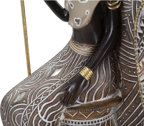 Masai Tribal Famiglia Cm 16,5X11,5X38