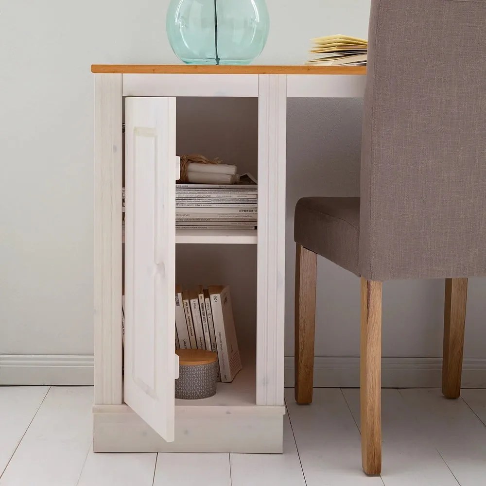 Scrivania con piano in legno di pino 50x140 cm Anita - Støraa