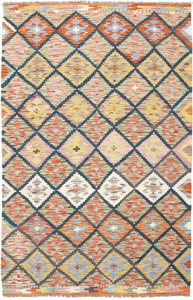 Kilim Tappeto 120x190 (Pakistan) Tessuto A Mano