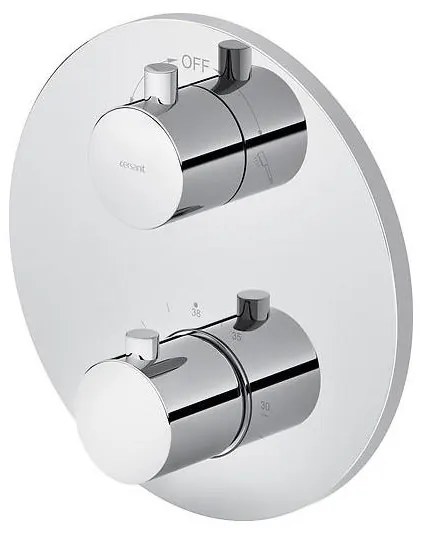 Cersanit S951-564 - Rubinetto termostatico per doccia da incasso ZEN cromo