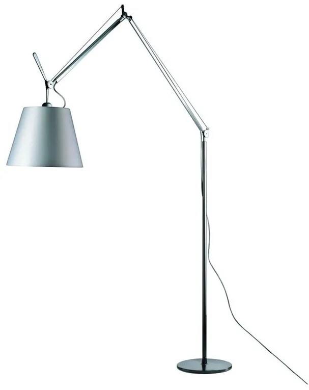 Artemide - Tolomeo Mega Piantana con Dimmer Ø320 Grigio Raso/Nero Artemide