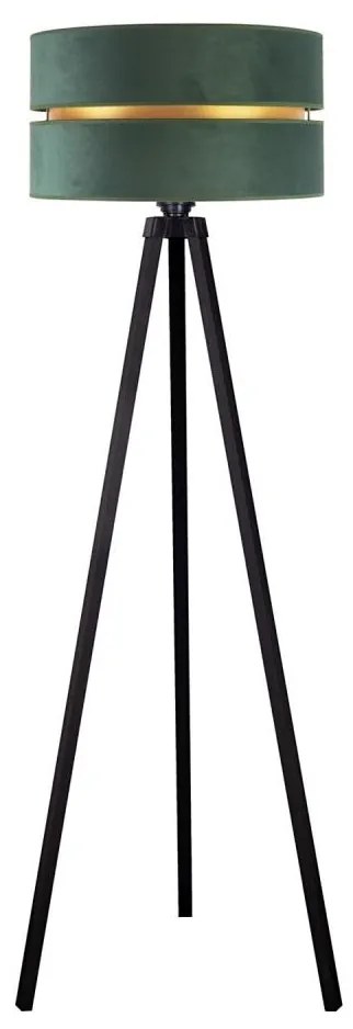 Duolla - Lampada con piedistallo DUO 1xE27/60W/230V diametro 44 cm verde/wenge