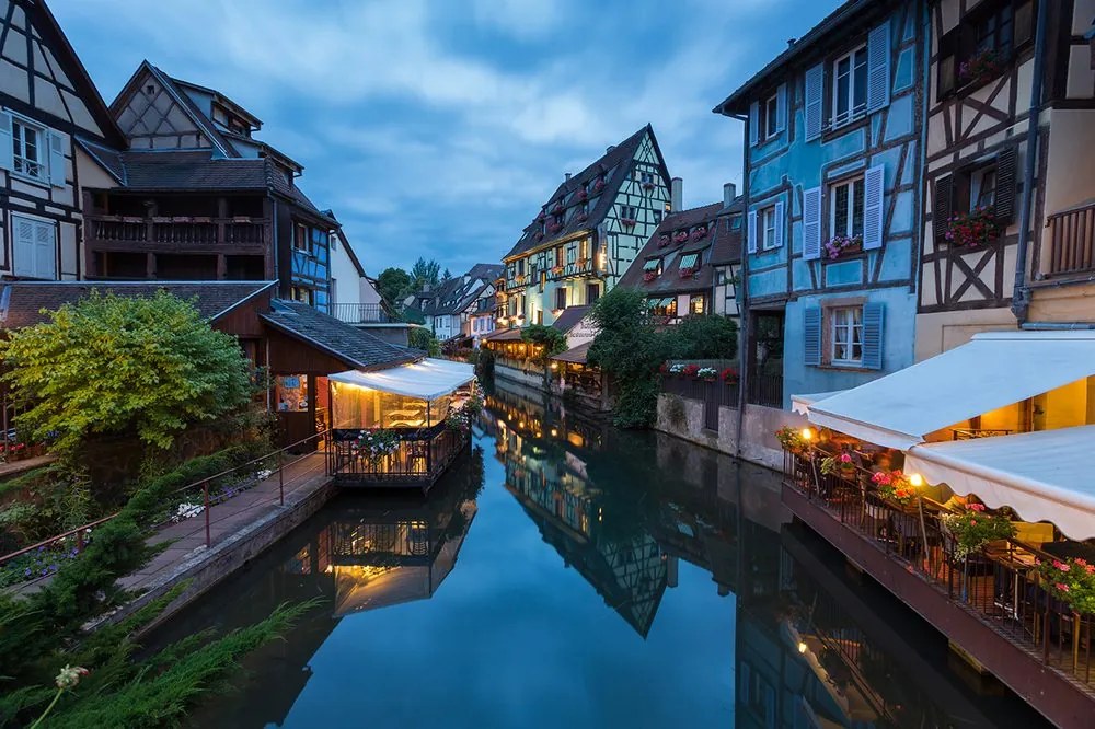 Carta da parati – Canale pittoresco in Francia