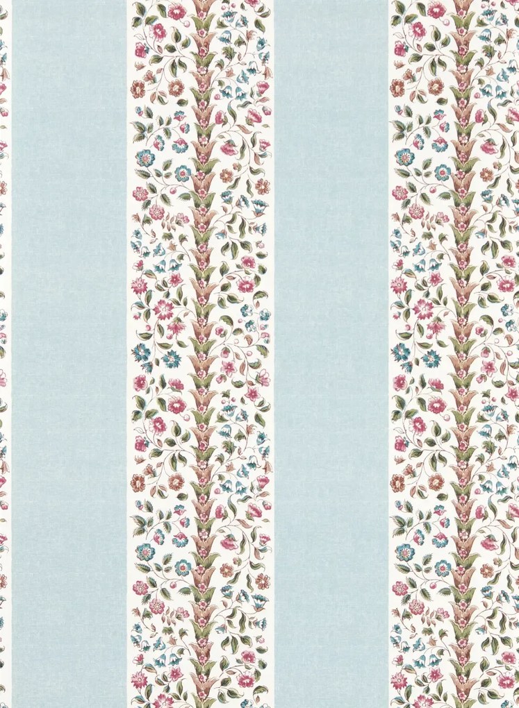 Sanderson Carta da parati Pergola Stripe - Mineral Blue & Wisteria
