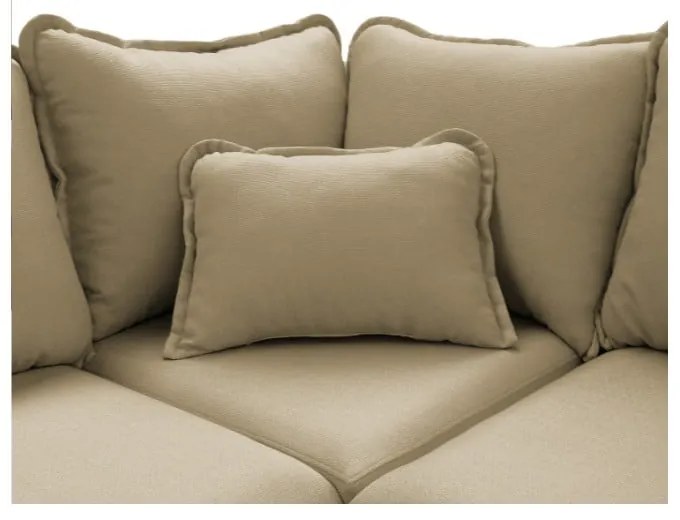 Divano angolare beige (angolo sinistro) Beata - Ropez