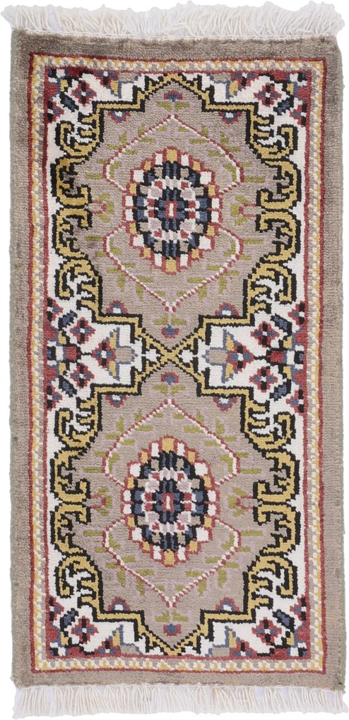 Agra Tappeto orientale 30 x 60 (Indian) Annodato A Mano