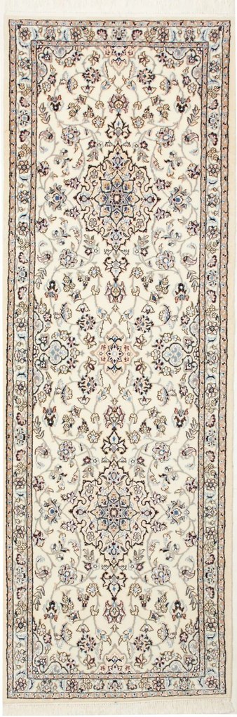 Nain Tappeto 70 x 220 Beige (Iran) Annodato A Mano