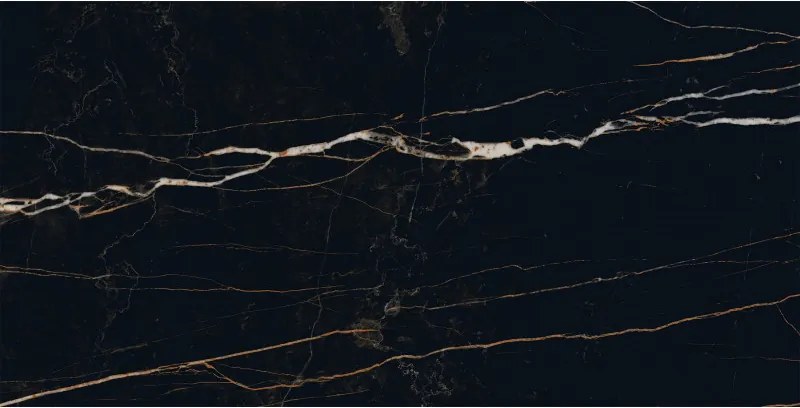 Mexen Flamingo Nero gres smaltato rettificato G1, piastrella pavimento-parete 120 x 60 cm, lucida - TL215-120-060-00