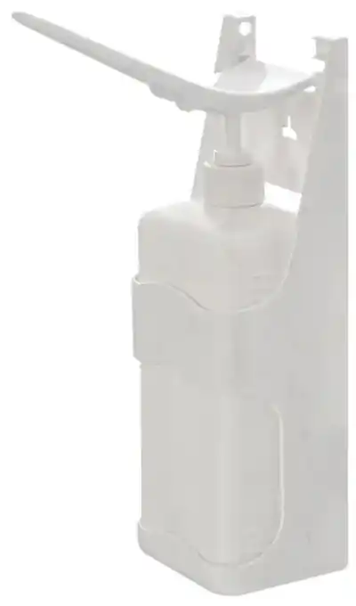 Dispenser sapone liquido a muro 1000 ml bianco in plastica