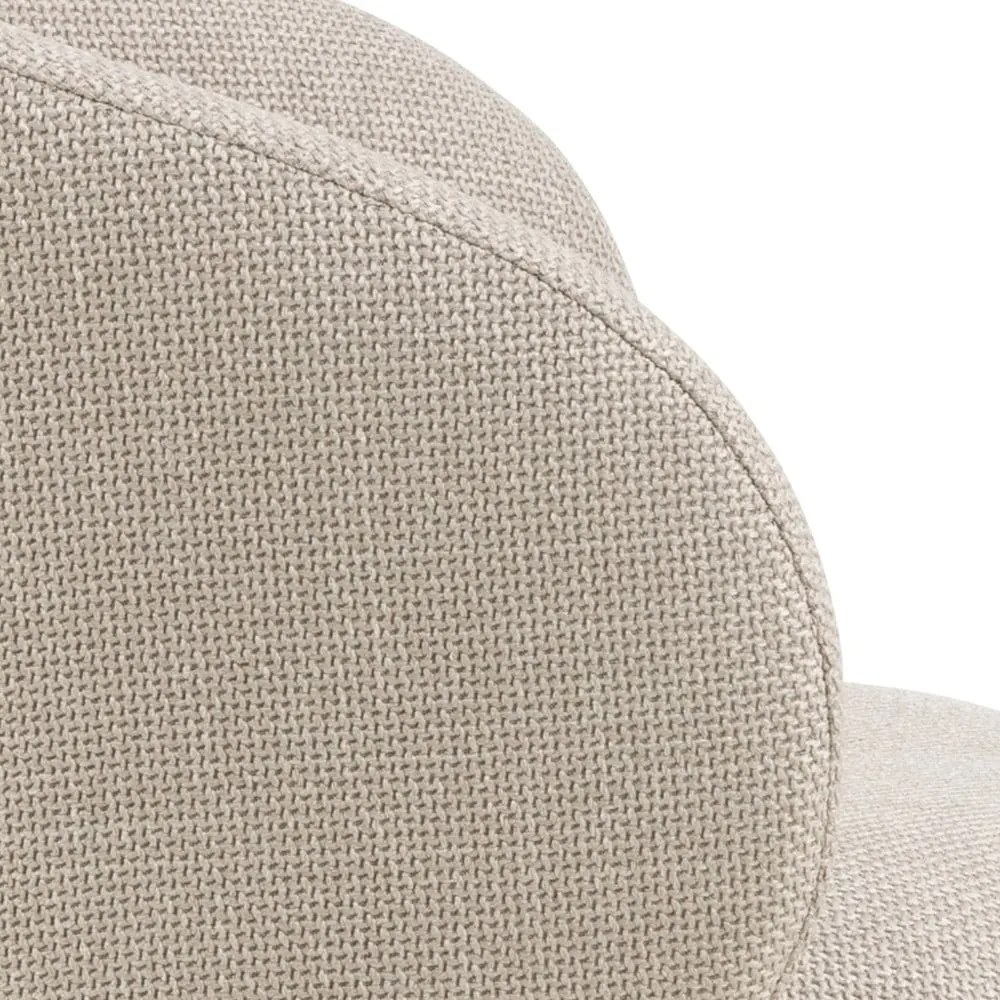 Sgabello da bar beige con altezza regolabile/con braccioli (altezza della seduta 86 cm) Eleanor – Actona