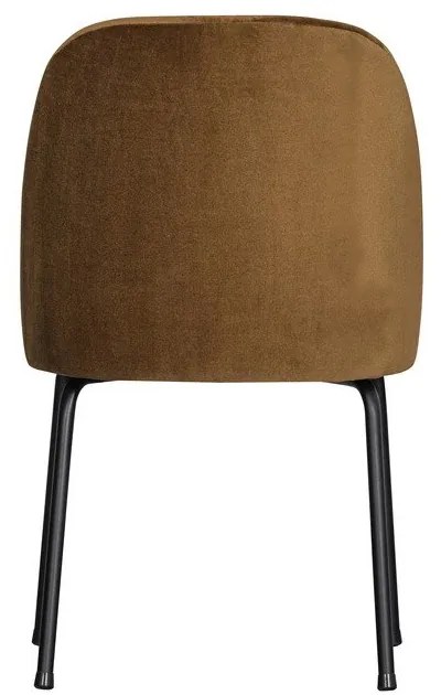 Sedie da pranzo in set color senape in velluto 2 pz Vogue – WOOOD